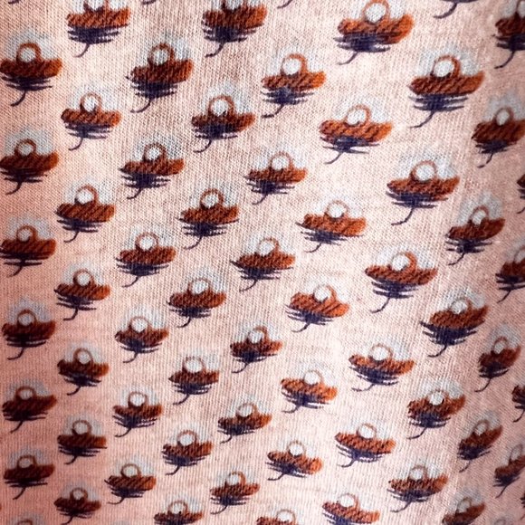 Marc Jacobs Women's Long Sleeve Graphic Novelty Print Henley T-Shirt Size Medium - Picture 6 of 12